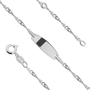 Bratara copii argint pentru gravat 13-15cm DiAmanti G0042-13-15cm-DIA (Argint 925‰ 1,5 g.) Bratara copii argint pentru gravat 13-15cm DiAmanti G0042-13-15cm-DIA (Argint 925‰ 1,5 g.)